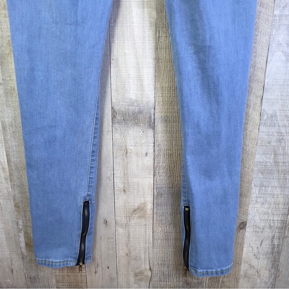 Shein SZ 30 Light-wash Denim White Stripe on the sides w/5 Pockets & Leg… - Picture 10 of 13